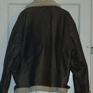Heavy Leather - bomber style jacket
